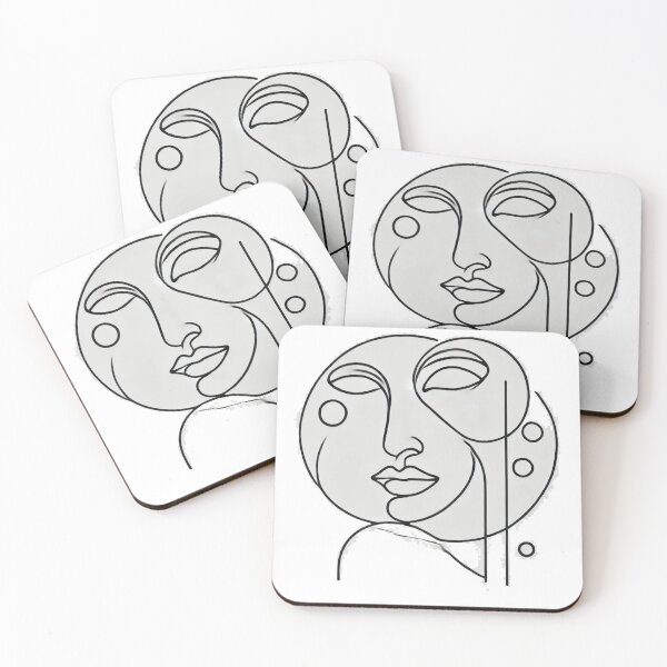 Item preview, Minimalist Line Human Face v2 designed and sold by KriticalDesigns.