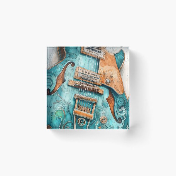 Item preview, Guitar music art #guitar #music designed and sold by JBJart.