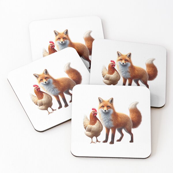 Item preview, Hevensgarden Fox and chicken designed and sold by Hevensgarden.