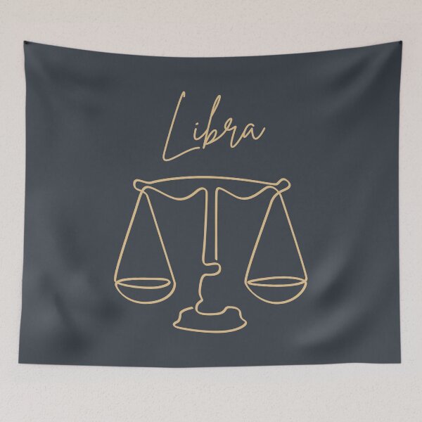 Item preview, Libra line art zodiac symbol designed and sold by DesignCollectiv.