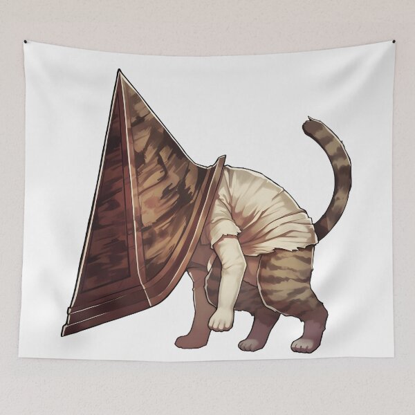 Item preview, Pyramid Head Cat designed and sold by SchellStation.