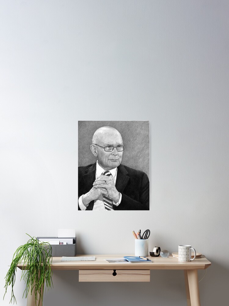 Thumbnail 2 of 3, Poster, President Dallin H. Oaks designed and sold by SharonButler.