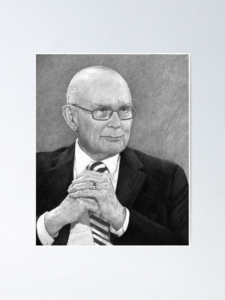 Thumbnail 1 of 3, Poster, President Dallin H. Oaks designed and sold by SharonButler.