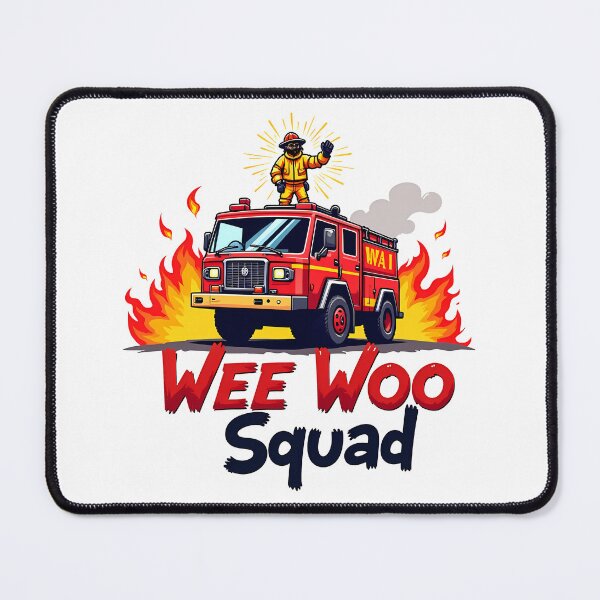 Item preview, Wee Woo Squad Fire Truck designed and sold by MarcinTShop.