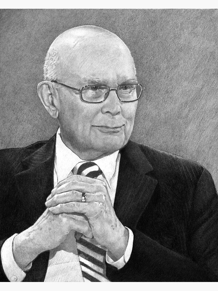 Thumbnail 4 of 4, Sticker, President Dallin H. Oaks designed and sold by SharonButler.
