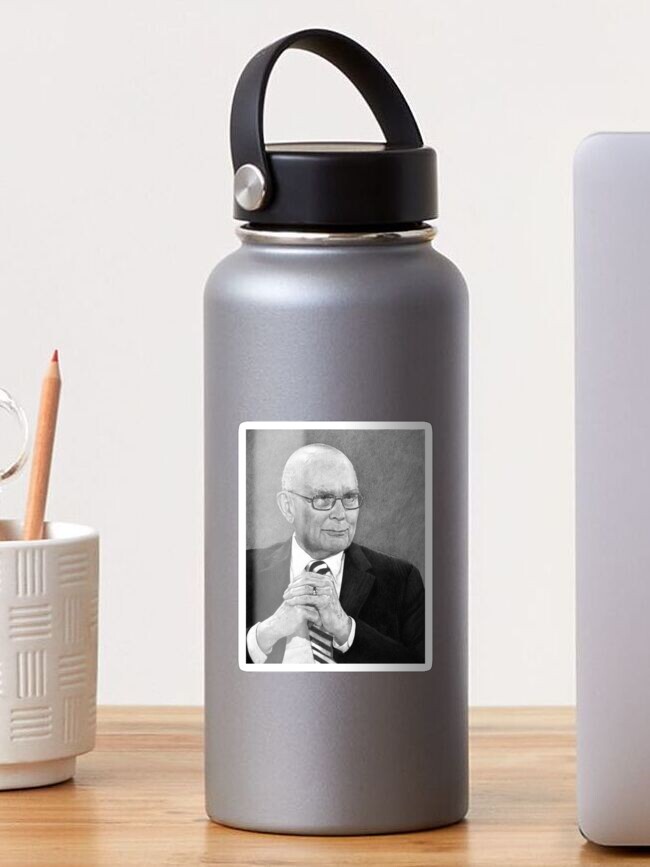 Thumbnail 1 of 3, Sticker, President Dallin H. Oaks designed and sold by SharonButler.
