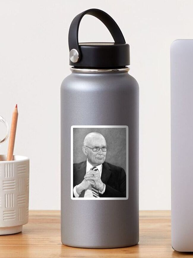 Thumbnail 1 of 3, Sticker, President Dallin H. Oaks designed and sold by SharonButler.