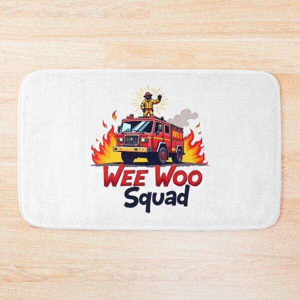 Item preview, Wee Woo Squad Fire Truck designed and sold by MarcinTShop.