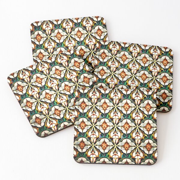 Item preview, Royal Diamond Kaleidoscope Floral Mirror Wallpaper Pattern Wayfair designed and sold by Zeporas Castle.