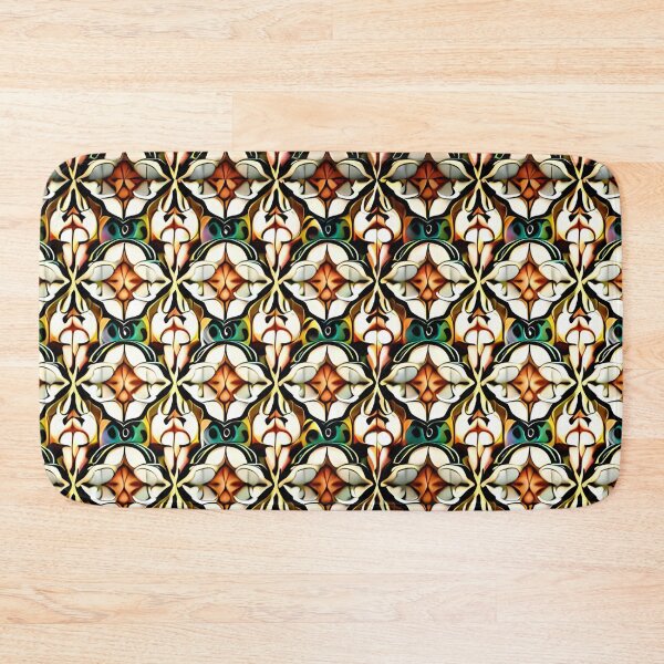 Item preview, Royal Diamond Kaleidoscope Floral Mirror Wallpaper Pattern Wayfair designed and sold by Zeporas Castle.
