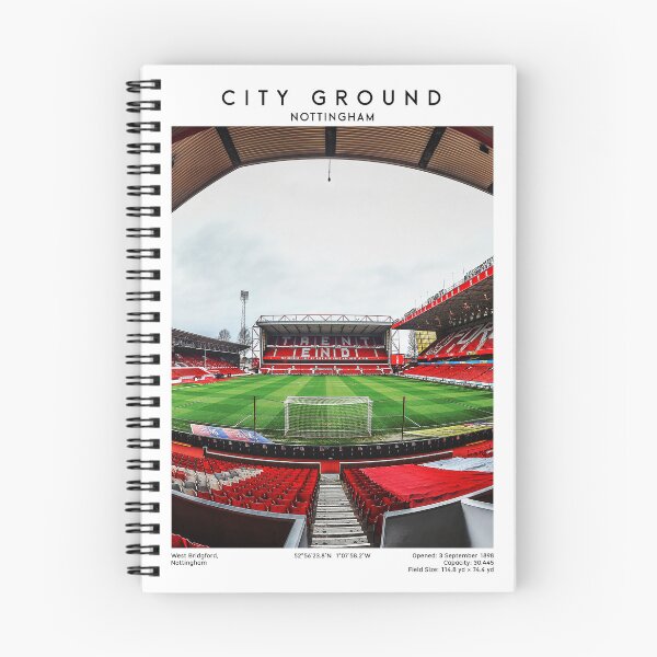 Artikelvorschau, Das City Ground Nottingham Stadion entworfen und verkauft von AronArtGallery.