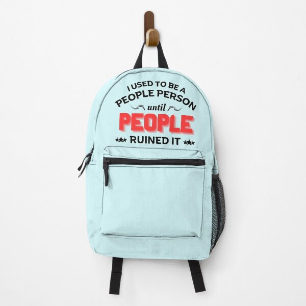 Item preview, I Used To Be A People Person Until People Ruined It, Funny Sarcastic Retro Vintage, Antisocial, Introvert designed and sold by Dabbing Turtle Designs.