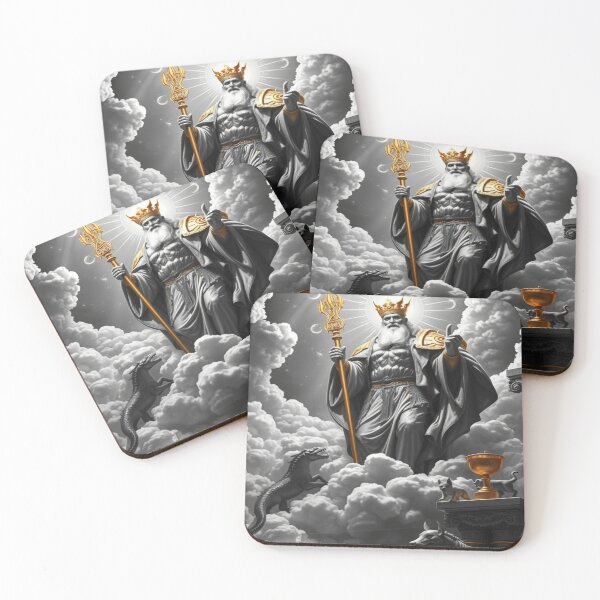 Item preview, Celestial Majesty: Divine Black & White Epic Scene designed and sold by Arts Unlimited.