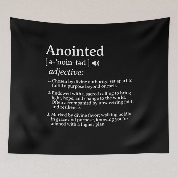 Item preview, Anointed Definition Gift Idea Christian designed and sold by HosvPrint .s.