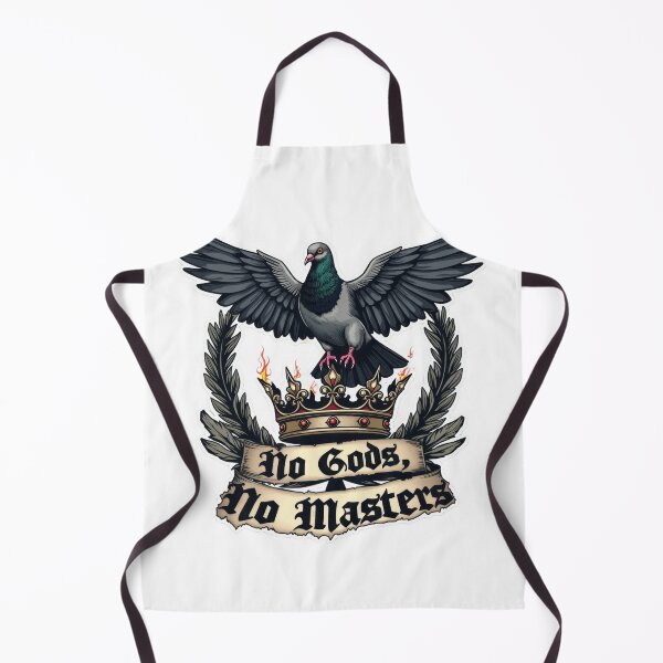 Item preview, NoGods, No Masters, Pigeon Anarchy Design designed and sold by Creative Spark.