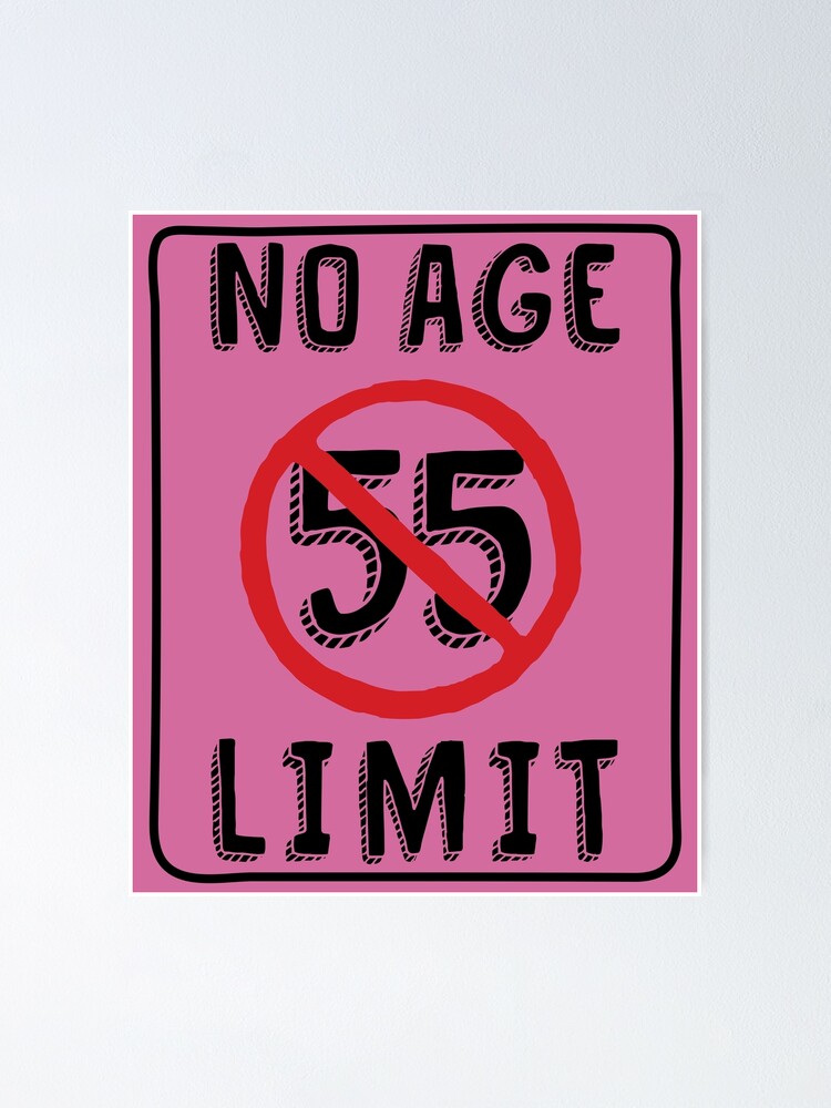  No  Age Limit  55th Birthday Gifts Funny B day for 55  Year 