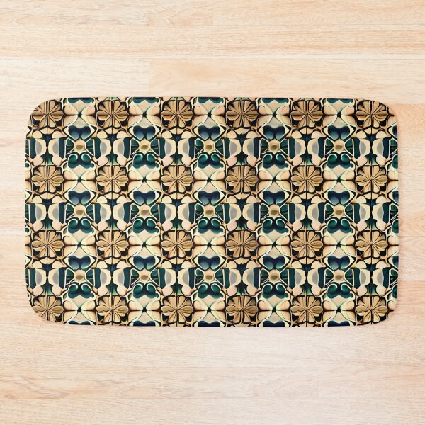 Item preview, Floral Repeat Pattern Royal Bohemian Whimsical Mid-Century Modern designed and sold by Zeporas Castle.