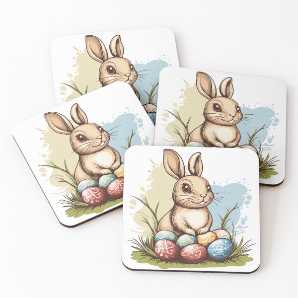 Item preview, Easter bunny with eggs designed and sold by Francesko221.