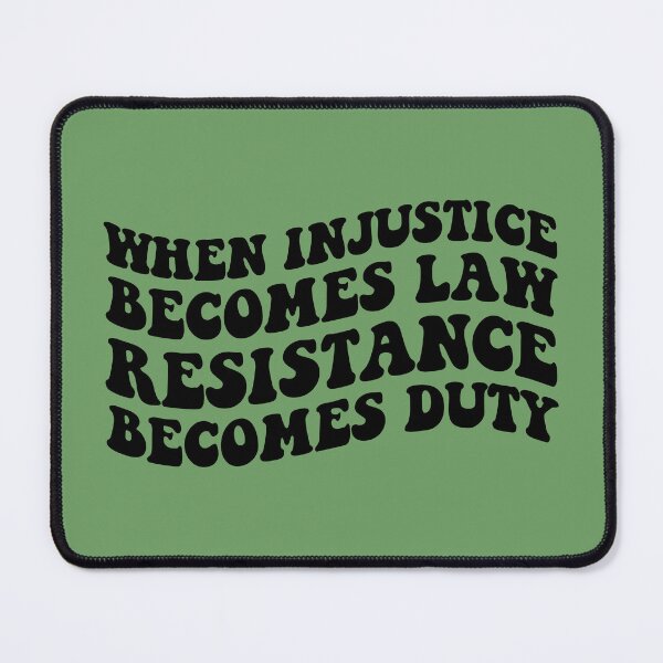 Item preview, Resistance Becomes Duty Quote Groovy Typography designed and sold by Solidarity & Co..