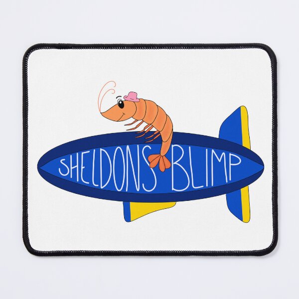 Item preview, Shrimp on a blimp designed and sold by lilyseifert.