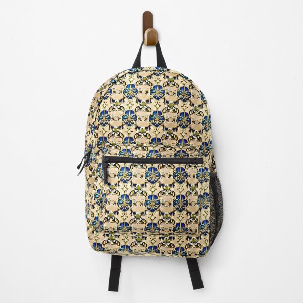 Item preview, Floral Repeat Pattern Royal Bohemian Whimsical Mid-Century Modern designed and sold by Zeporas Castle.