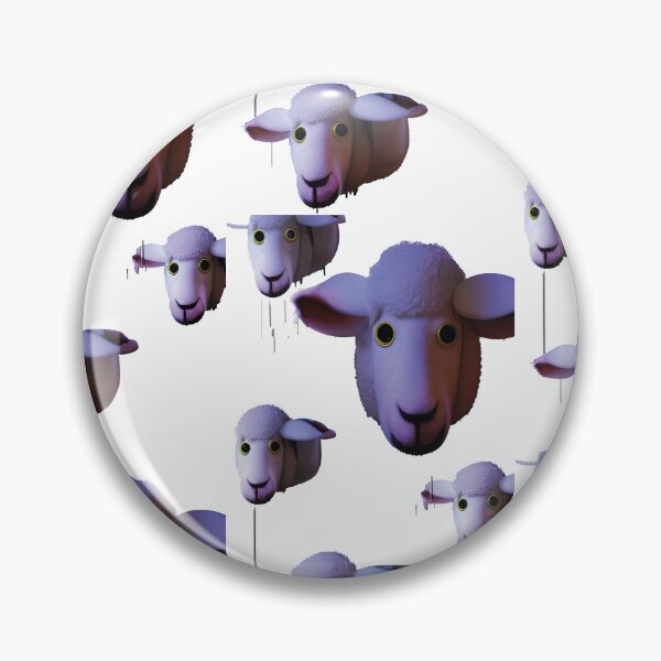 Item preview, Cursed Sheep Collage designed and sold by Tea Moth Art.