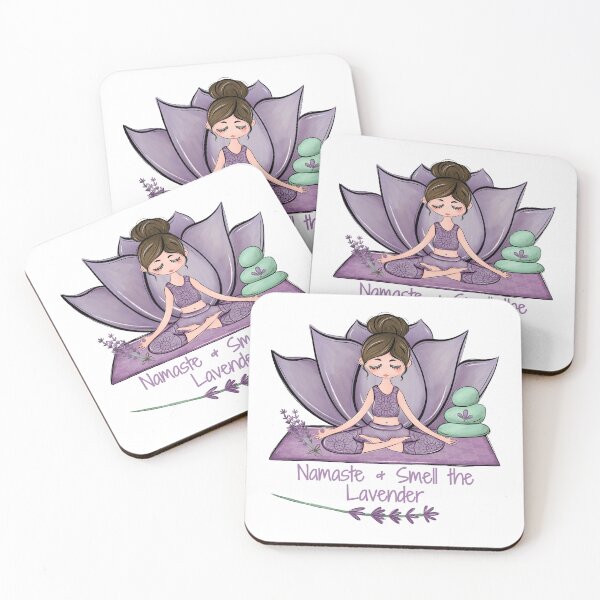 Item preview, Yoga and Lavender - Vibrant wellness-inspired design — perfect for yogis, aromatherapy and health enthusiasts! designed and sold by MerchSearchCO.