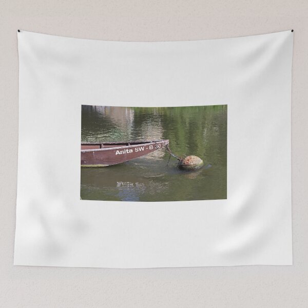 Item preview, Anchored Flatboat - Bamberg, Germany designed and sold by Photographic Memories.