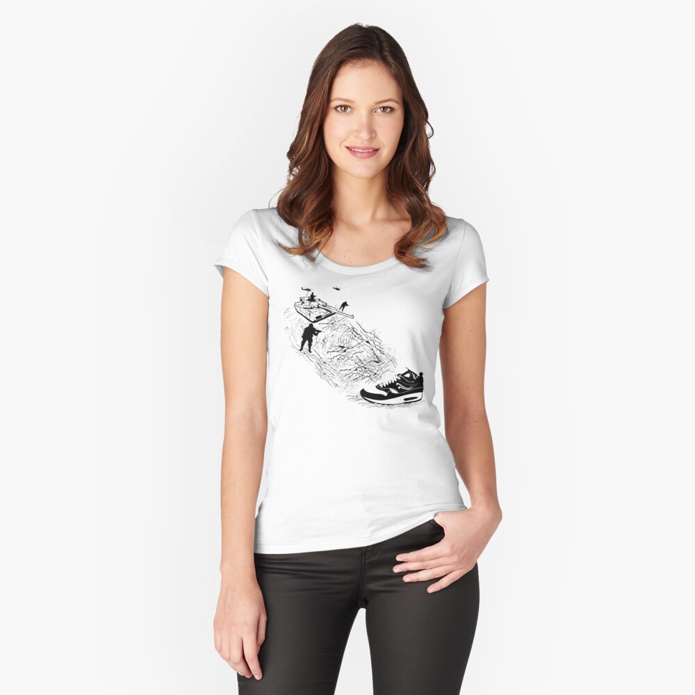 Item preview, Fitted Scoop T-Shirt designed and sold by 180ronin.