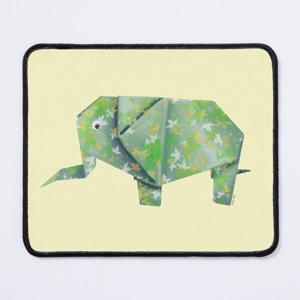 Item preview, Copy of Googly-Eyed Origami Elephant - Green designed and sold by TimeLady's Closet.