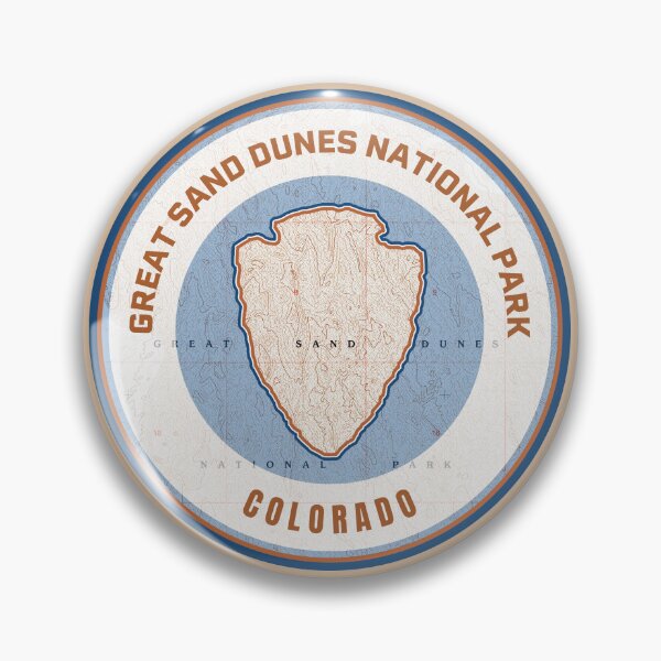 Item preview, Souvenir Map - Great Sand Dunes National Park designed and sold by Willz Designz.