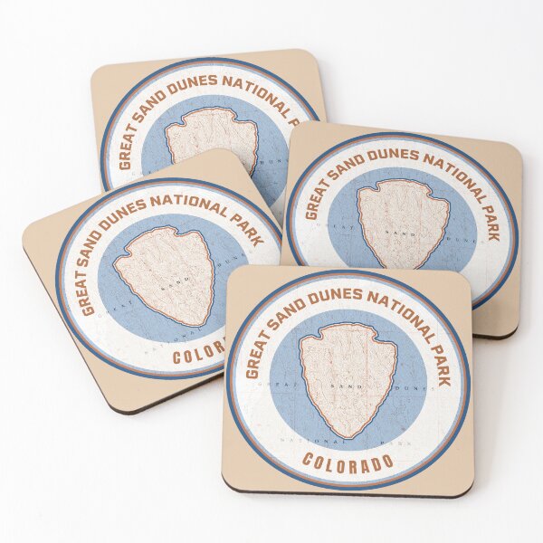 Item preview, Souvenir Map - Great Sand Dunes National Park designed and sold by Willz Designz.