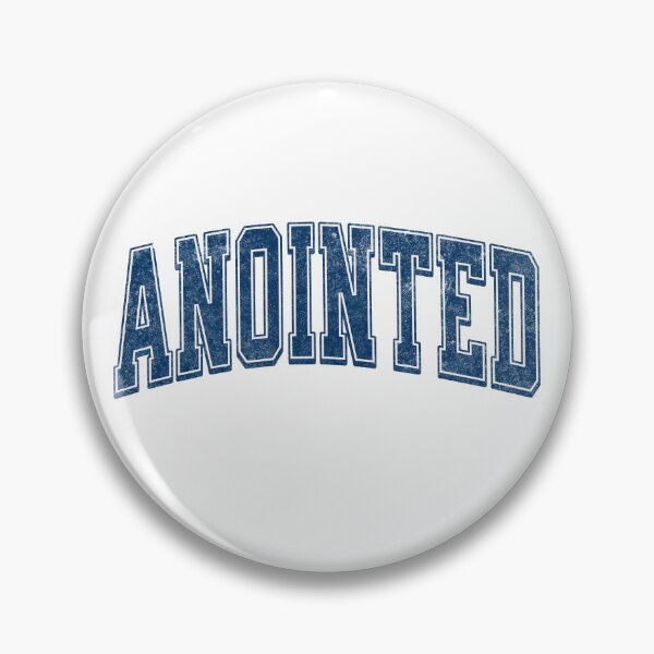 Item preview, Classic Blue Distressed Anointed Gift Idea designed and sold by HosvPrint .s.
