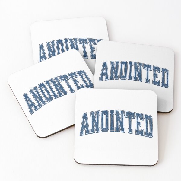 Item preview, Classic Blue Distressed Anointed Gift Idea designed and sold by HosvPrint .s.
