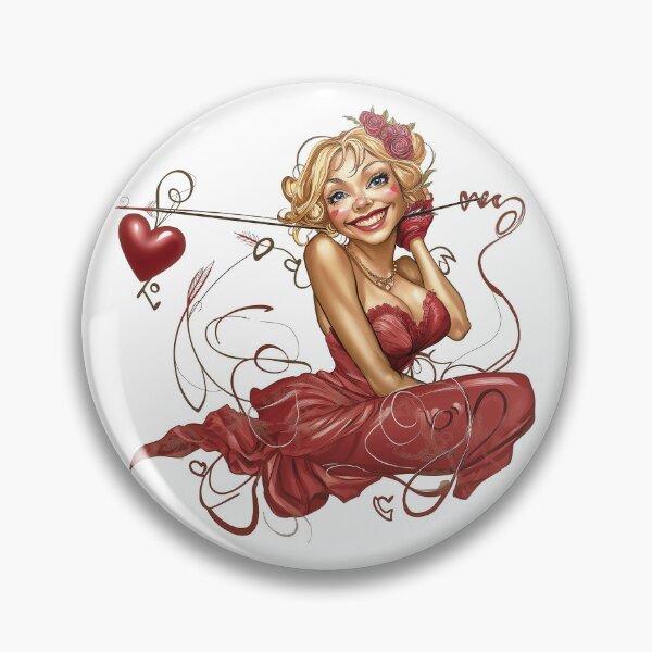 Item preview, Valentine's Day cute girl designed and sold by Maestro-4U.