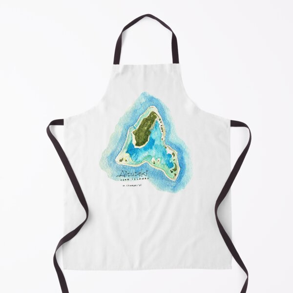 Item preview, Watercolor of the Island of Aitutaki designed and sold by Michael Comfort.
