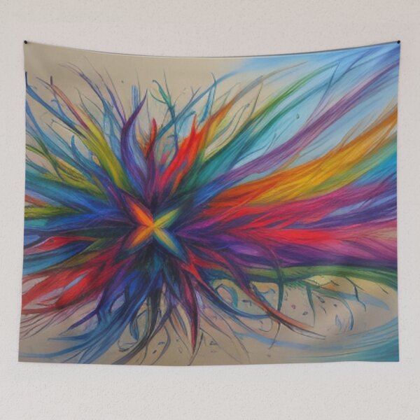Item preview, Abstract Star With Curly Ends designed and sold by shakespeare1212.