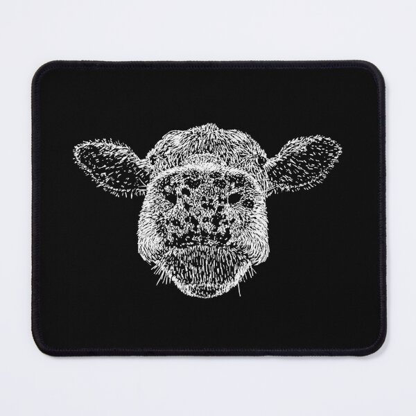 Item preview, Cow Head Portrait Hand Drawn Brush Strokes Post Impressionism designed and sold by ArtNoveltee.