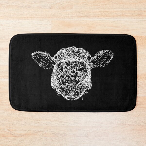Item preview, Cow Head Portrait Hand Drawn Brush Strokes Post Impressionism designed and sold by ArtNoveltee.