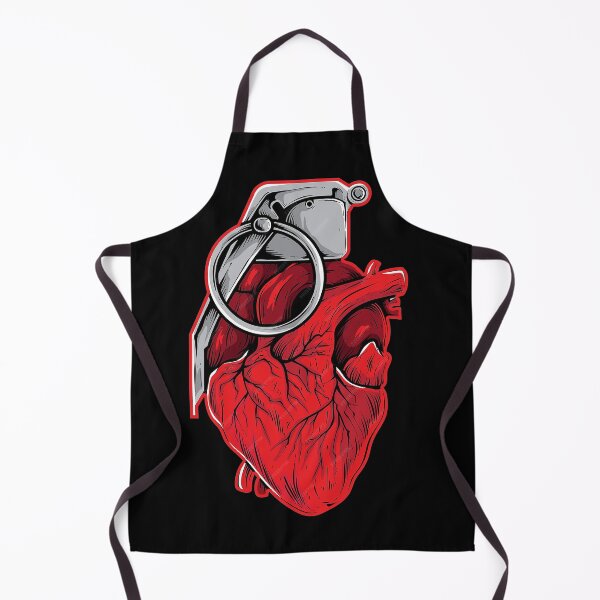 Item preview, HEART GRENADE Bold Intense Artistic Emotional Edgy designed and sold by RoadTripWear.