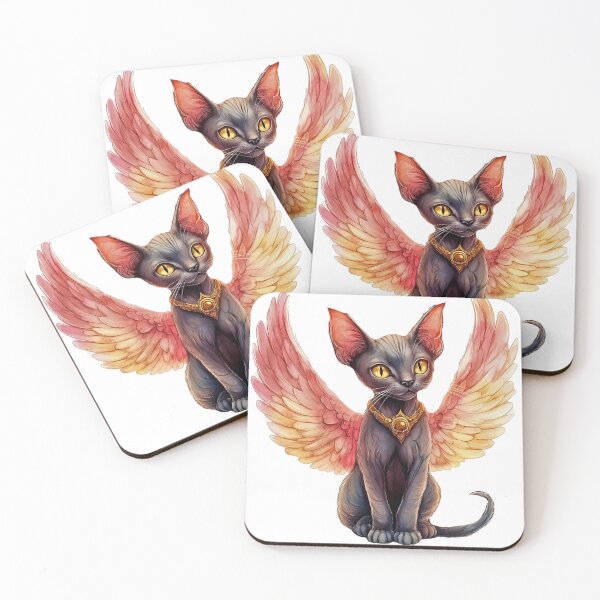 Item preview, Precious Angel Kitty designed and sold by VintageVibesKC1.