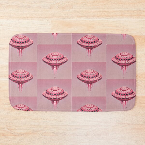 Item preview, Simple Pixel Things: Pink Objects - Pixel UFO Invasion (Retro Alien Art, Pink Theme designed and sold by TrippyBunnyShop.