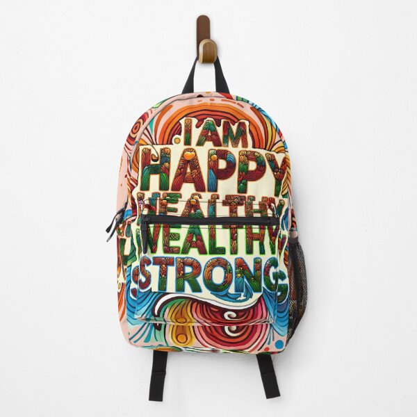 Item preview, I Am Happy Healthy Wealthy Strong designed and sold by maxmaj.