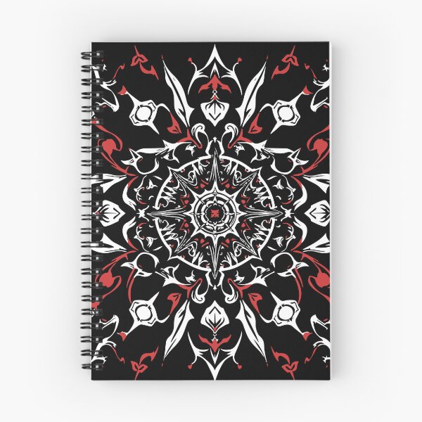 Aperçu de l'œuvre Chaos éthéré : esthétique du métal rouge et noir - 11 créée et vendue par AIrtastic.