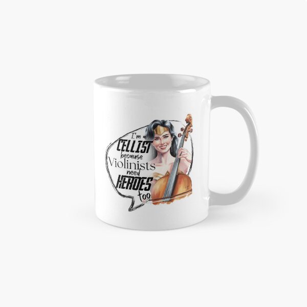 Artikelvorschau, Ich bin Cellist, weil auch Geiger Helden brauchen, #2 entworfen und verkauft von Rodrigoaso.