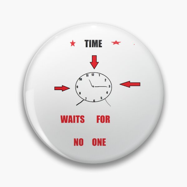 Item preview, TIME  Waits for No One designed and sold by Anointedtoday.