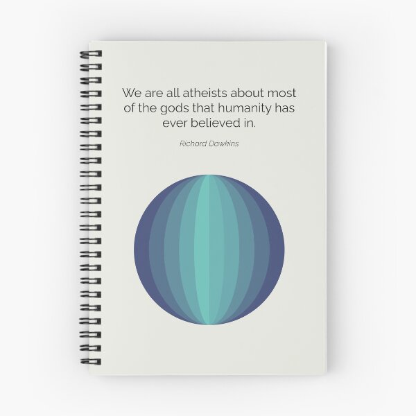Item preview, Richard Dawkins We Are All Atheists Quote Geometric Art designed and sold by kakarikihill.
