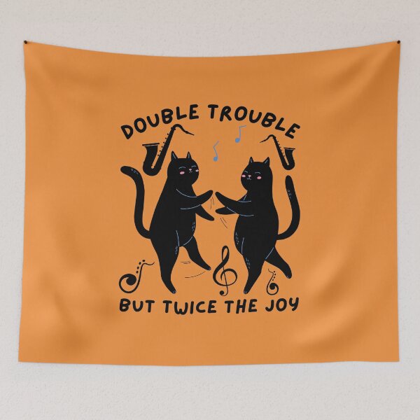 Item preview, Double trouble but twice the joy designed and sold by BritishDelights.