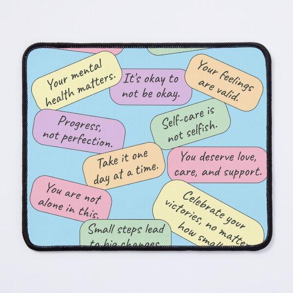 Item preview, Mental Health Reminders Artwork designed and sold by kakarikihill.