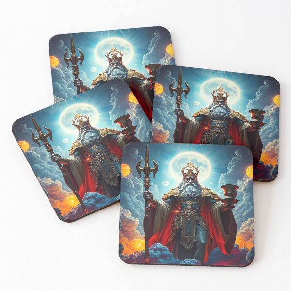 Item preview, Celestial Deity: A Mythical Vision in Electric Colors designed and sold by Arts Unlimited.